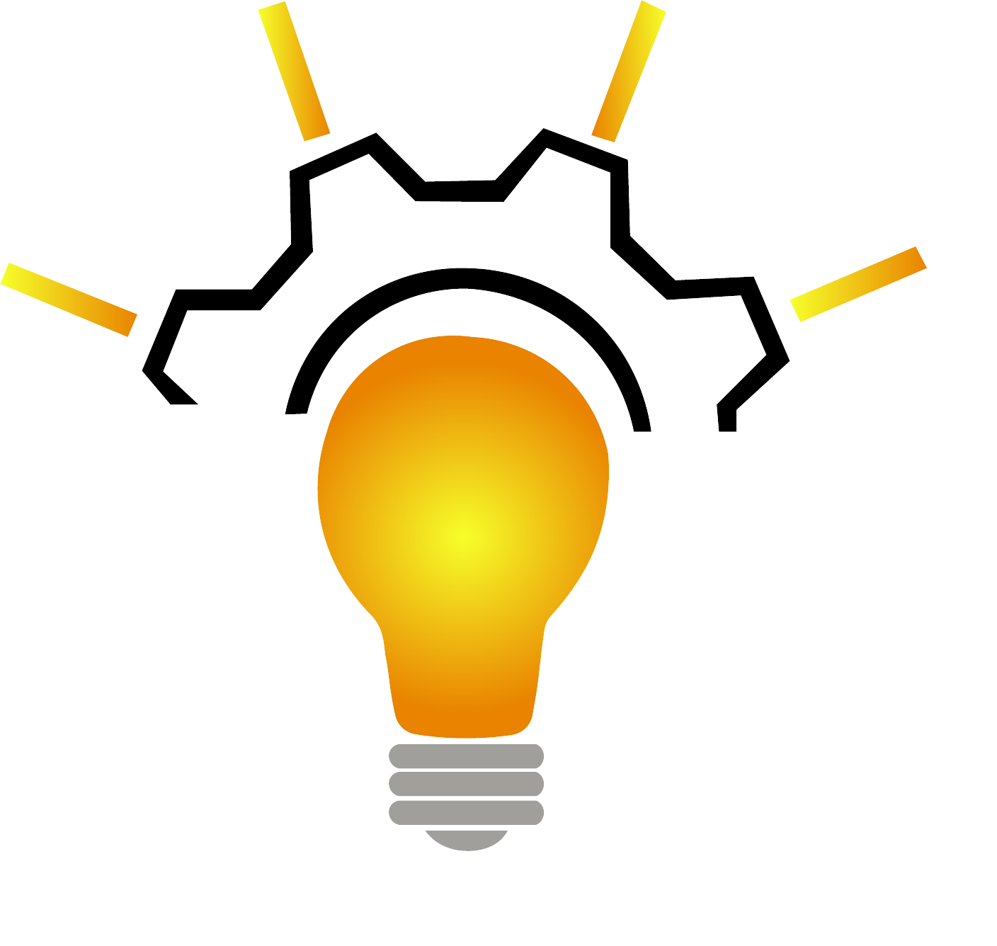 Invention group light bulb logo