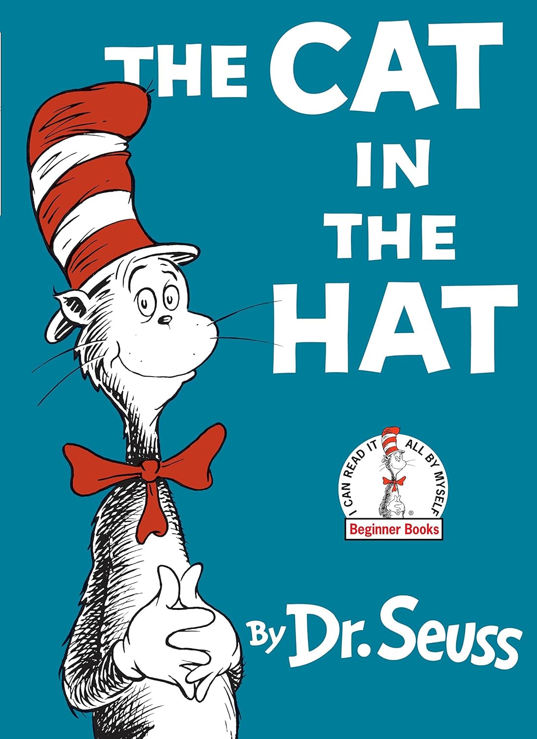 the cat in the hat book cover from dr seuss